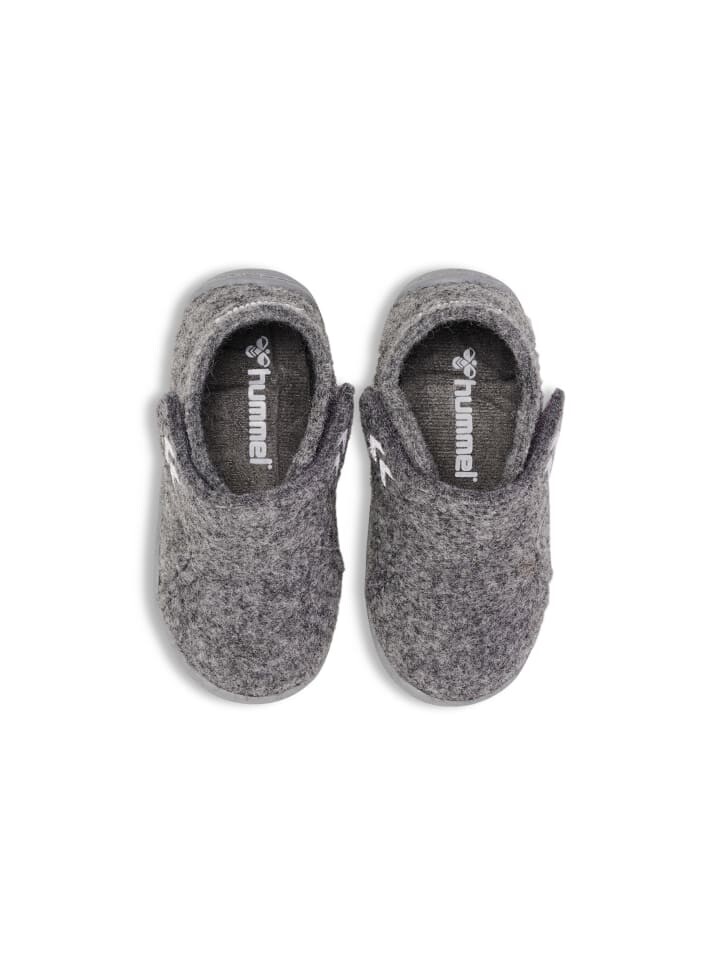 Тапочки Hummel Klettverschluss Pantoffel Wool Kinder, цвет alloy — фото 3