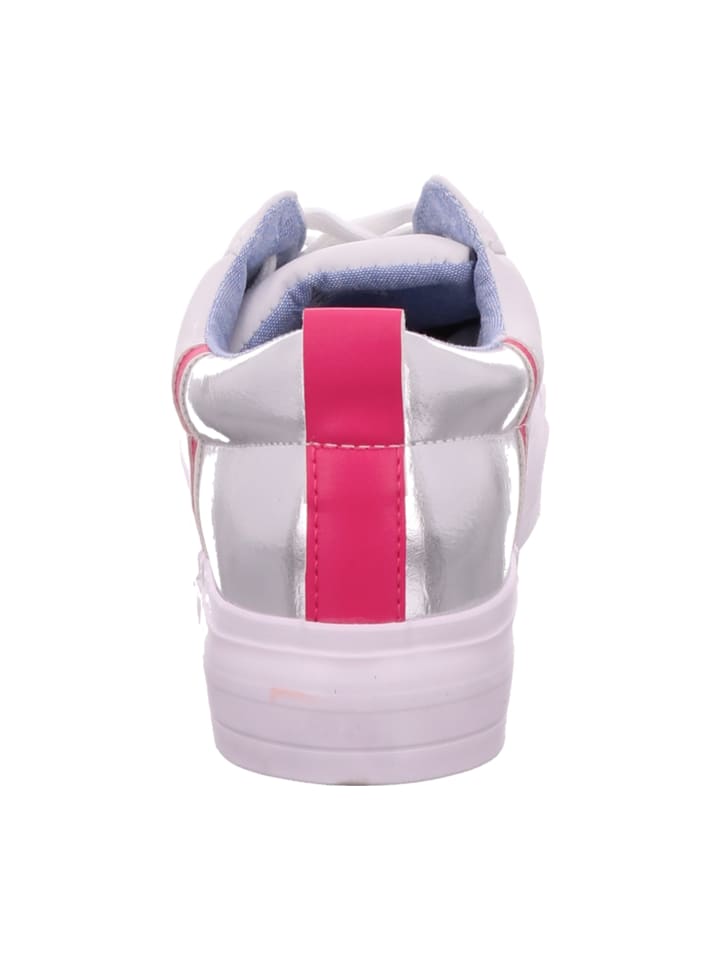 Кроссовки на шнуровке Jane Klain Plateau Sneaker, белый — фото 4