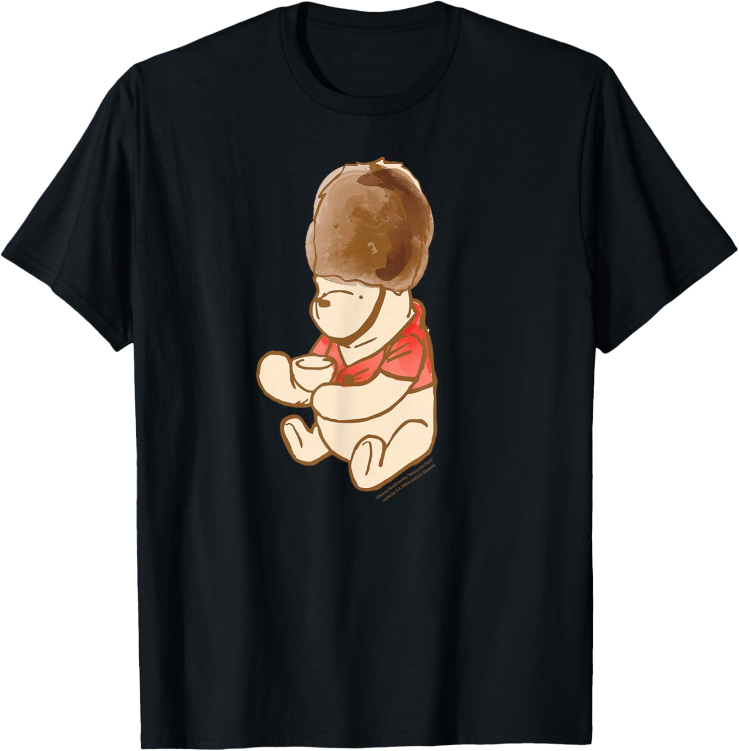 

Футболка Disney Winnie the Pooh Crown 2023 London British, черная