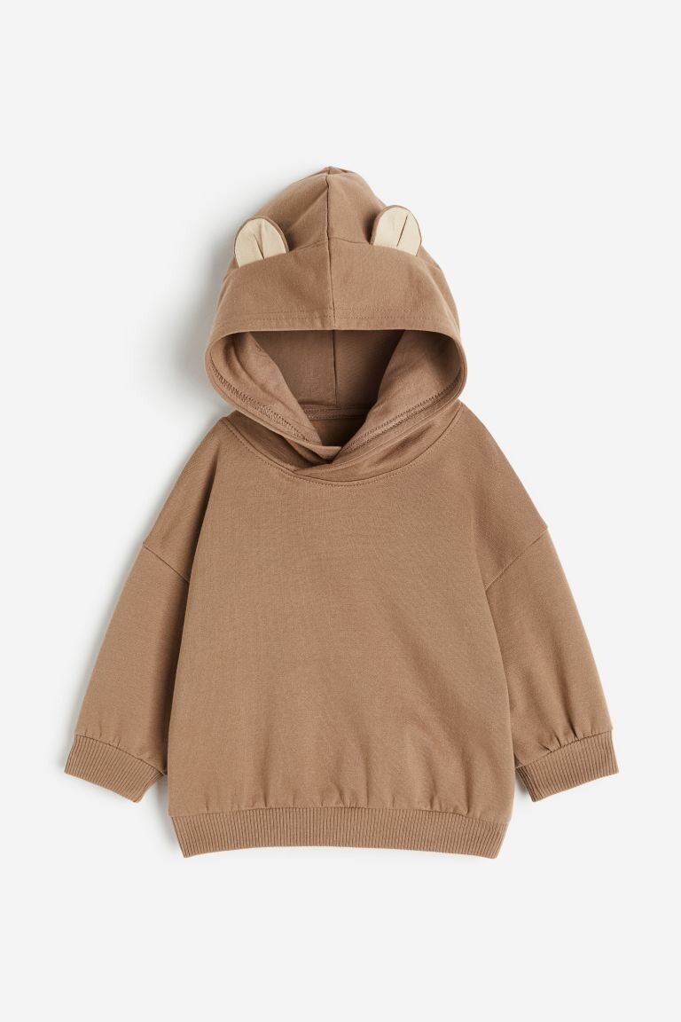 

Худи с колор-блоками H&M, коричневый