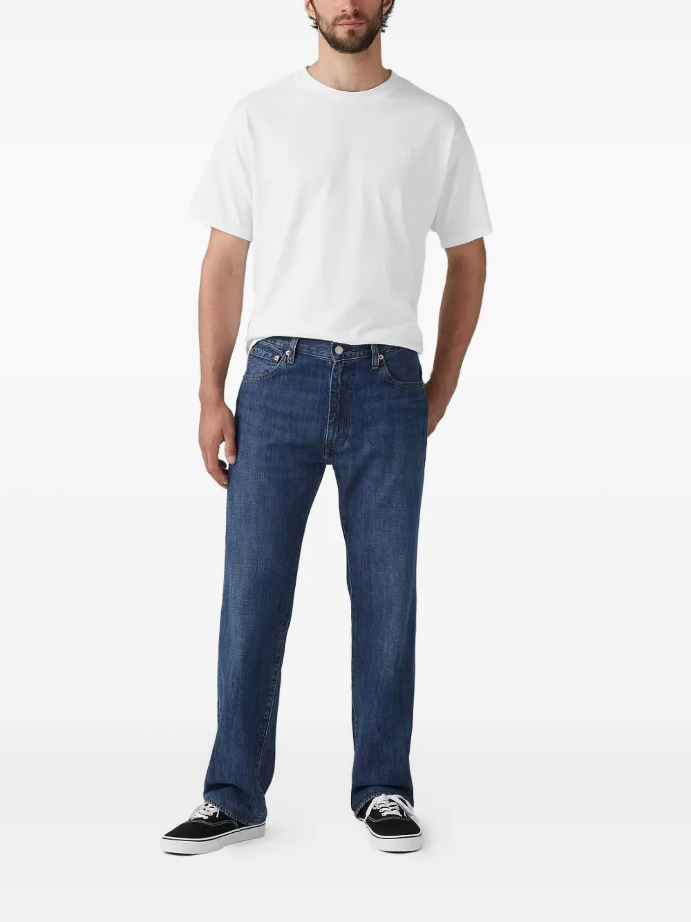 Джинсы свободного прямого кроя 555 Levi's, синий — фото 2
