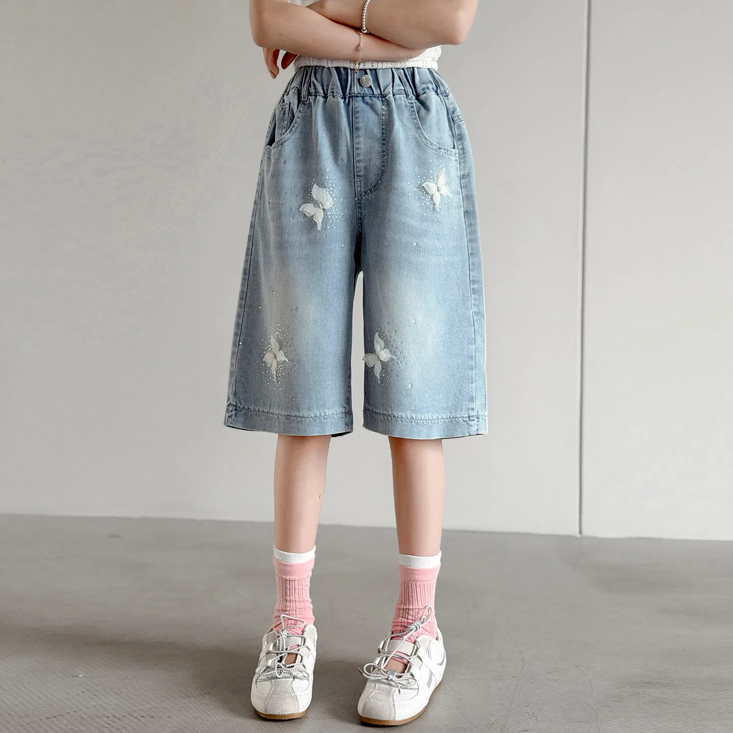 Джинсы средней длины Disney Denim Blue — фото 3