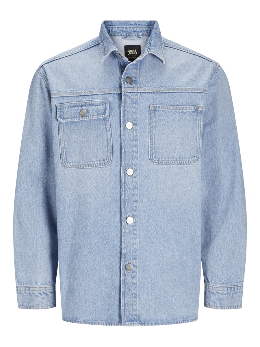 

Рубашка на пуговицах Comfort fit JACK & JONES, синий деним