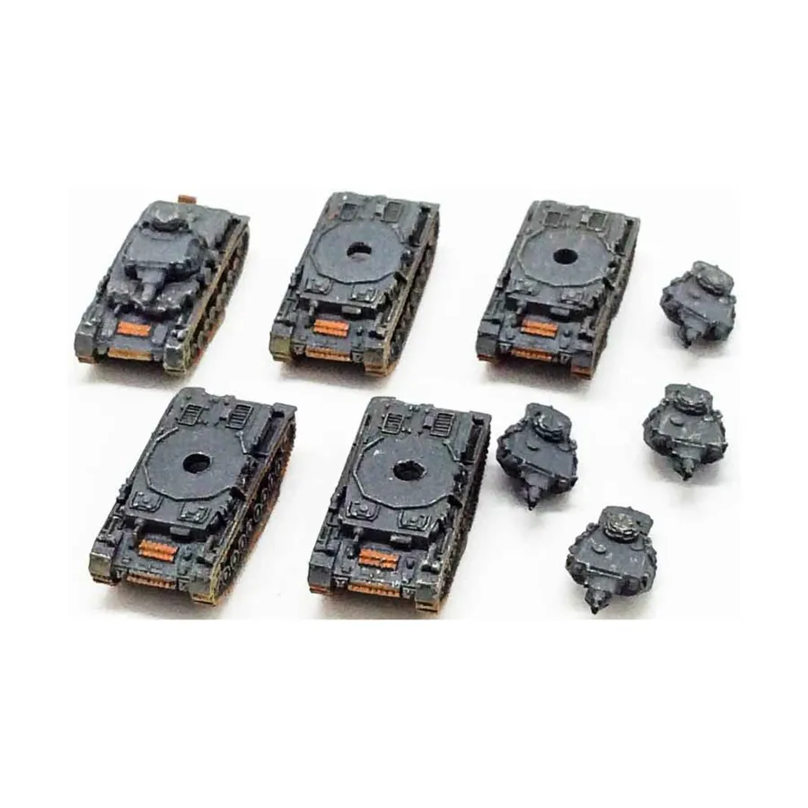 

Коллекция Panzer IV № 5, WWII Micro Armour - Germany - Loose Miniatures (1:285)