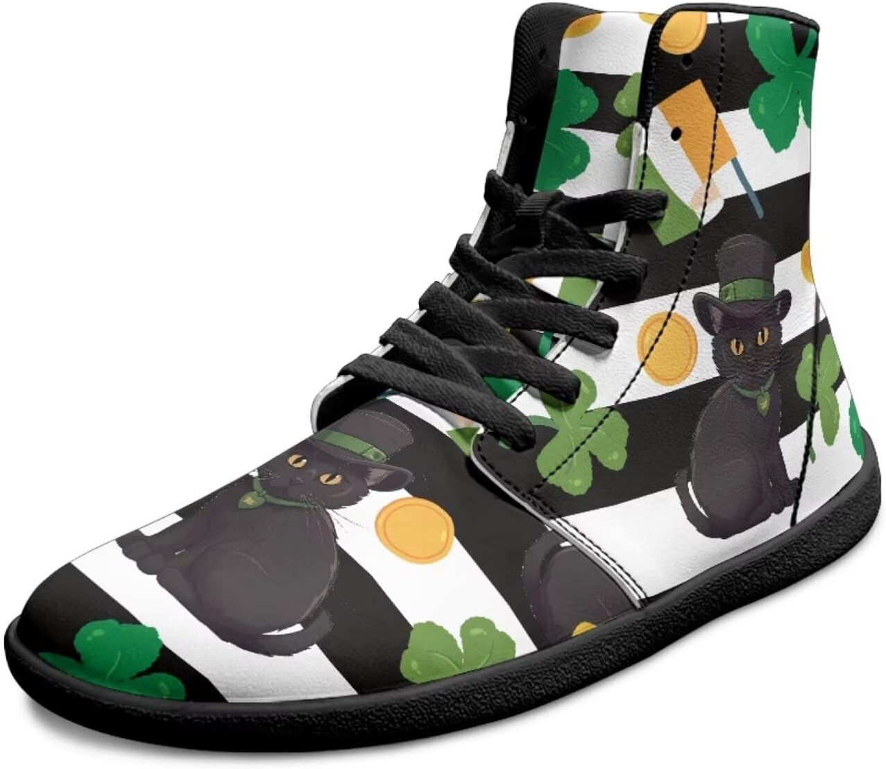 

Кроссовки Binienty унисекс для женщин и мужчин, минималистичные, St. Patrick Cat