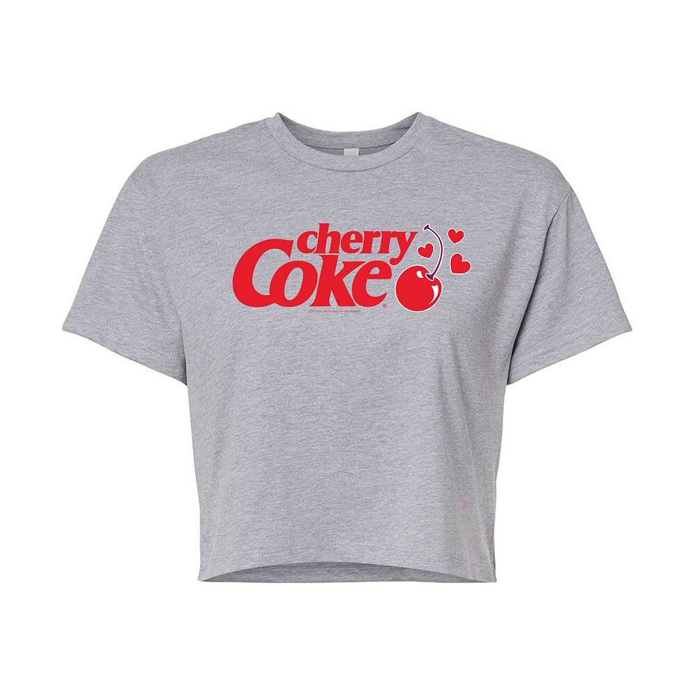 

Футболка с изображением сердца Cherry Coke Heart для юниоров Licensed Character, цвет Heather Gray