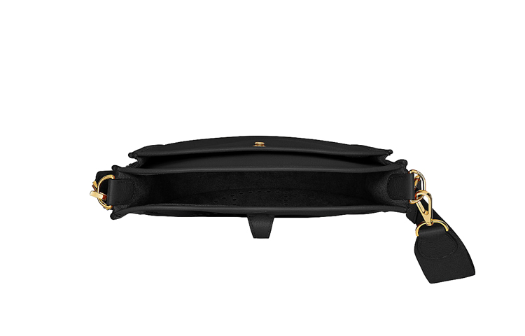 Кожаная наплечная сумка Evelyne TC, унисекс кроссбоди Noir Black HERMES, K Stamp, Box Included — фото 4