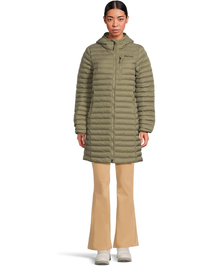 

Женская длинная куртка без утеплителя Marmot Echo, Olive Grove