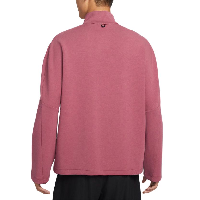 Nike Футболка мужская, розовая, воротник стойка, умеренная — фото 3