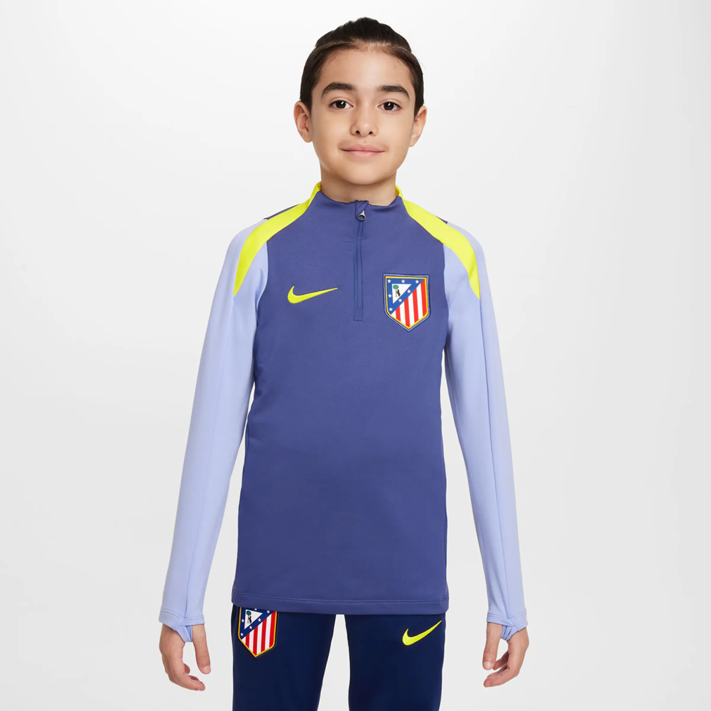 

Детская футболка Atlético de Madrid 2025-2026 Strike Nike, фиолетовый