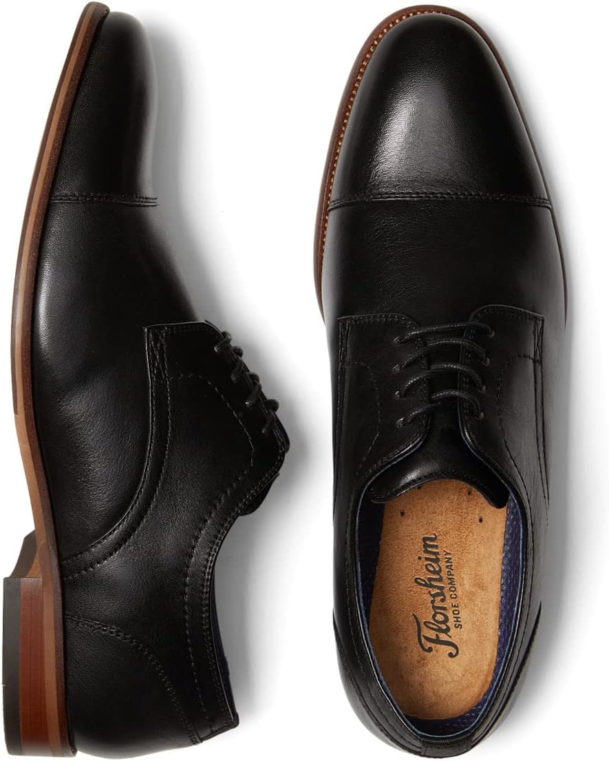 

Оксфорды Florsheim Flex Cap Toe Oxford, цвет Black Smooth Leather