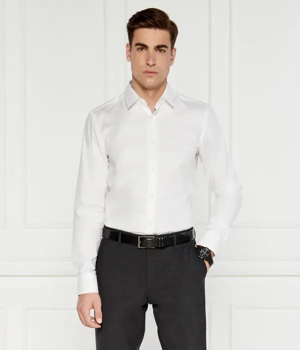 Футболка H-HANK slim fit Boss, белый — фото 3