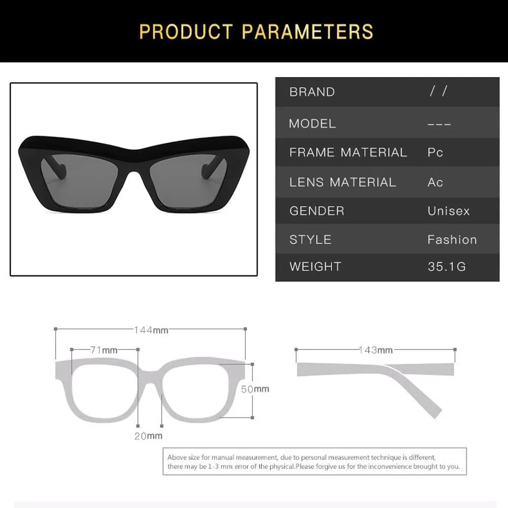 

Солнцезащитные очки LVTFCO для мужчин и женщин, форма «кошачий глаз», модные солнцезащитные очки для женщин с защитой от УФ-излучения, бежево-серые, Beige Gray