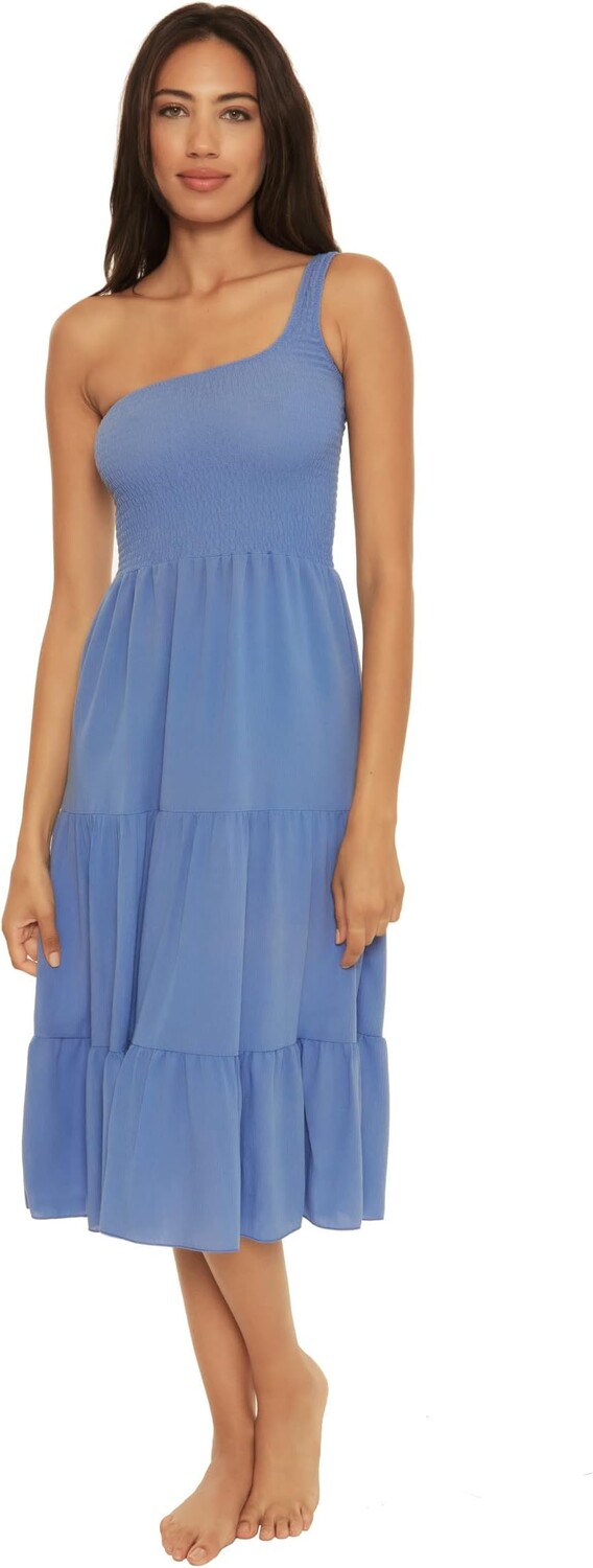 

Пляжное платье BECCA Ponza Crinkled Rayon Asymmetrical Dress Cover-Up, цвет Mist