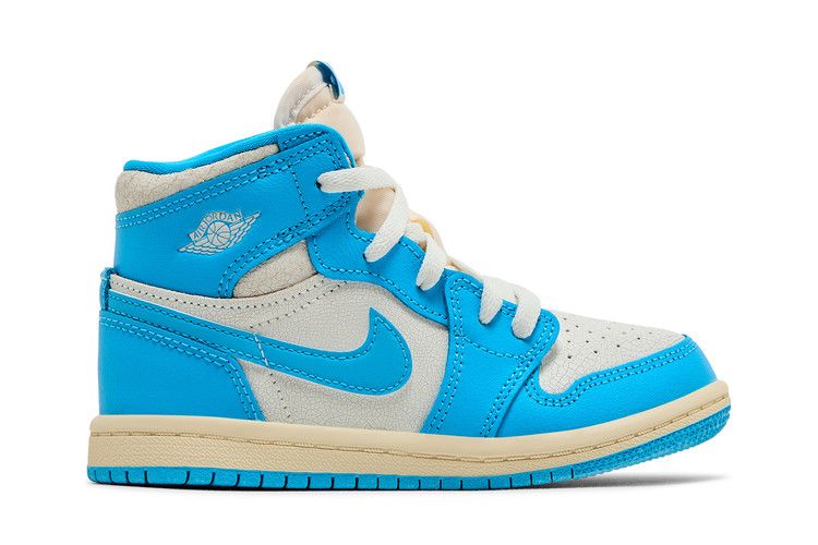 Кроссовки Air Jordan Air Jordan 1 Retro High OG TD 'UNC Reimagined', синий — фото 2