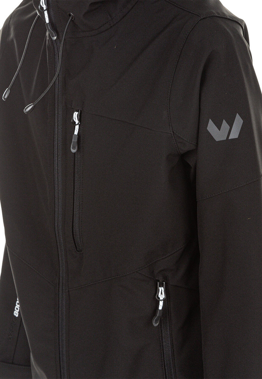 Куртка софтшелл Whistler Softshell Jacke Rosea, цвет 1001 Black — фото 3