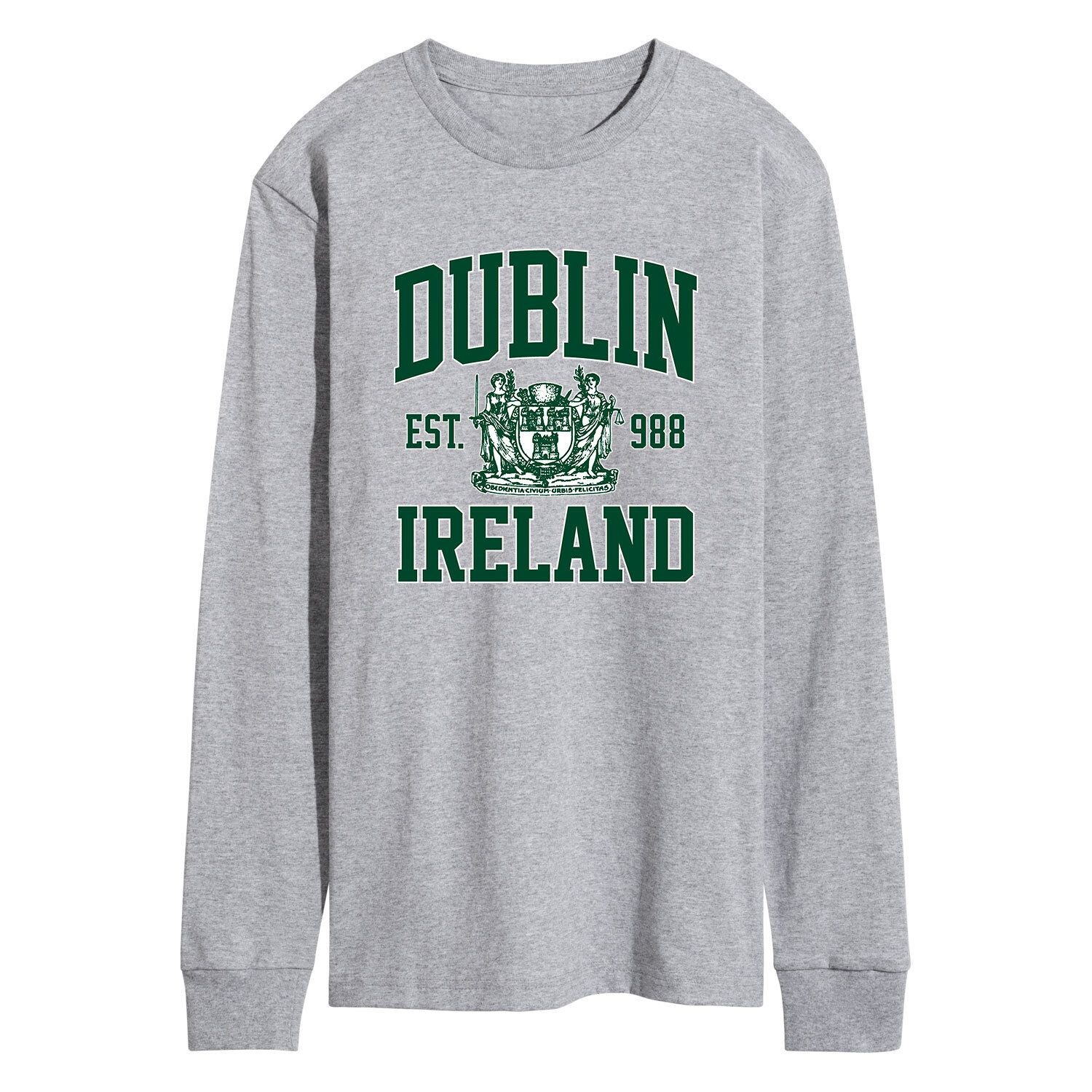 

Мужская футболка с длинными рукавами Dublin Collegiate Licensed Character