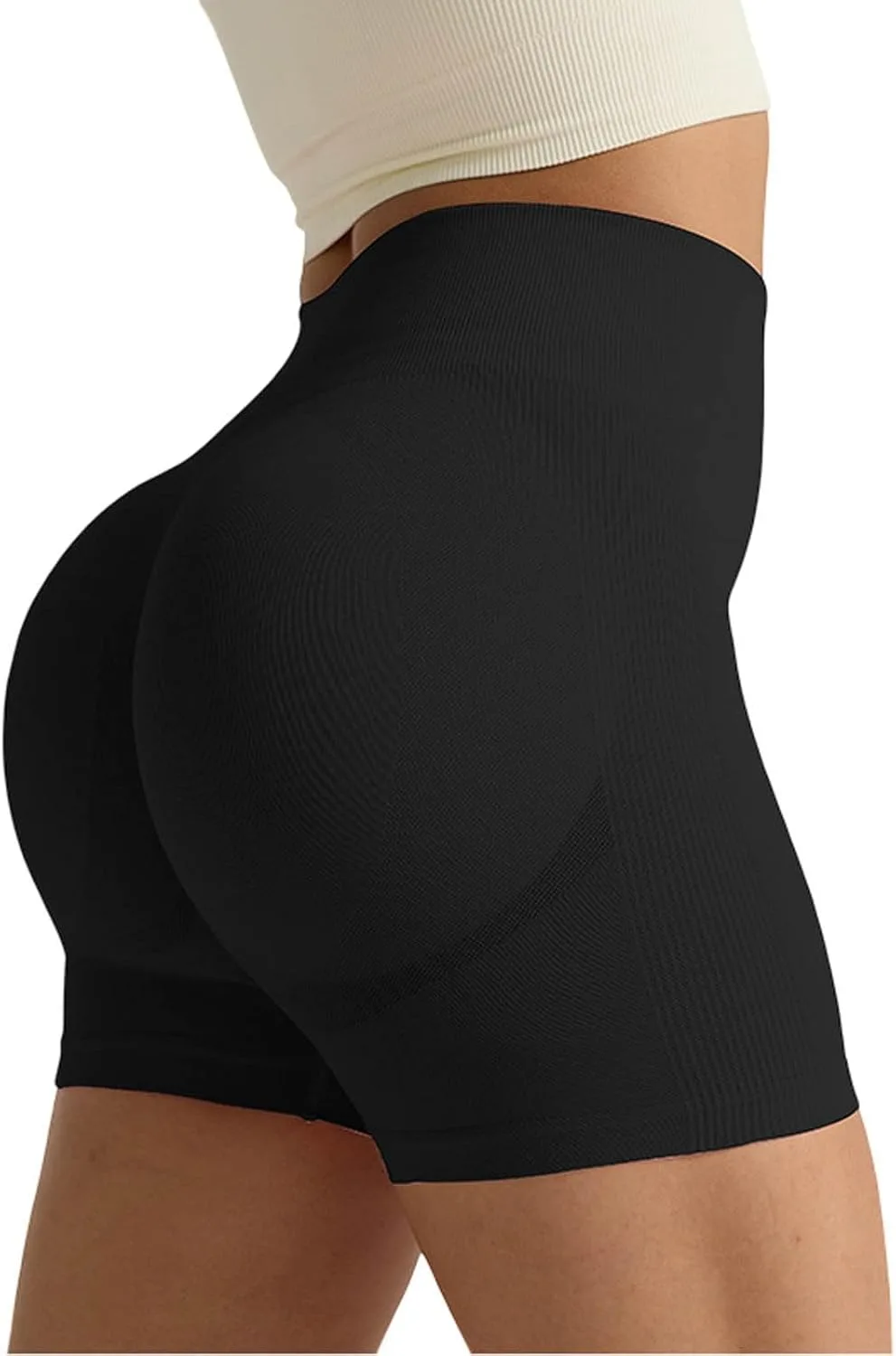 

Женские шорты для йоги с контролем живота и высокой талией