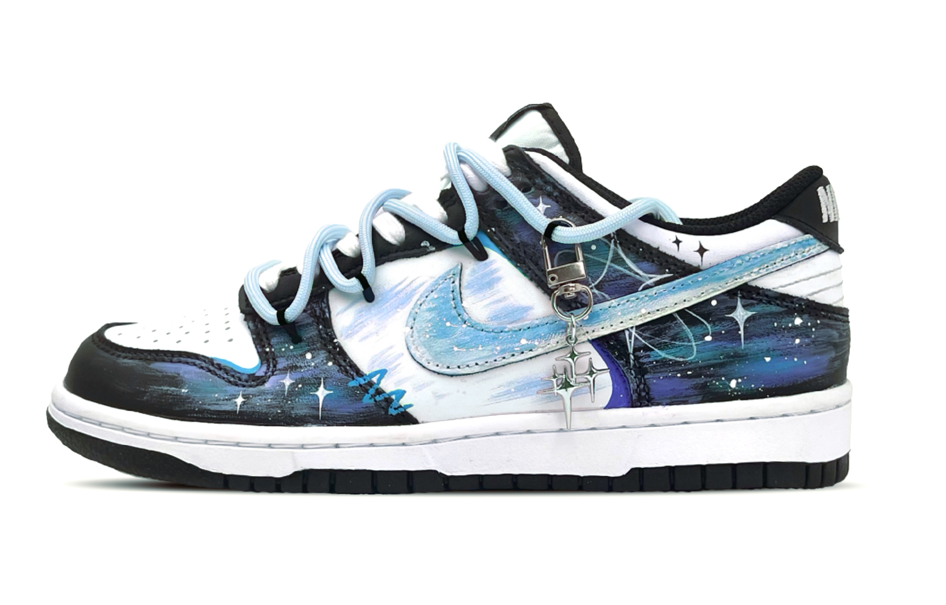 

Детские кроссовки для скейтбординга Dunk Low Top для подростков Nike, синий/черный