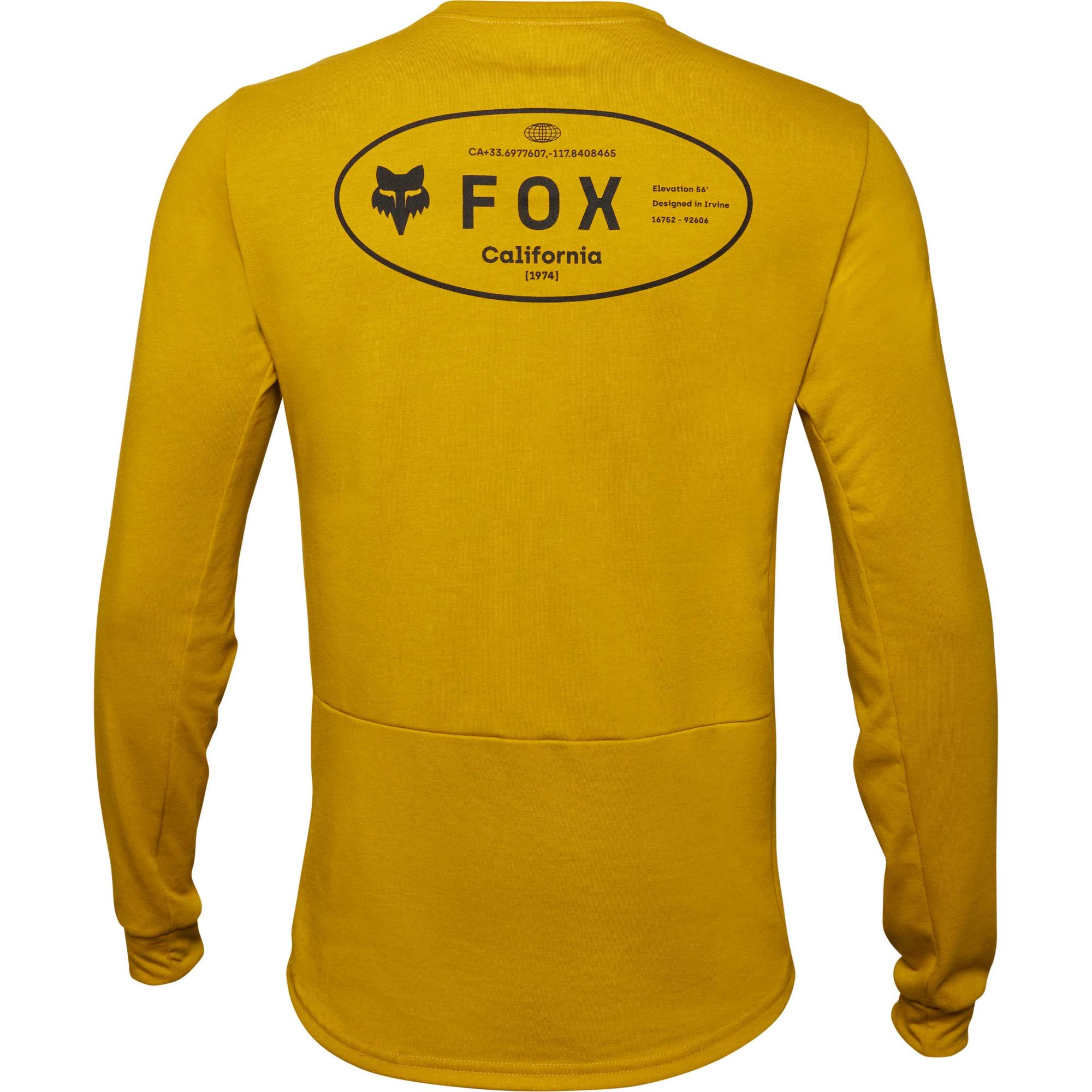 

Мужская футболка с длинными рукавами Ranger Drirelease Fox, Mustard Yellow