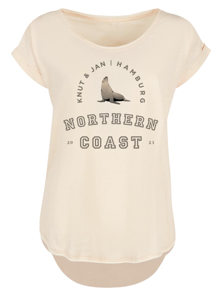 

Длинная футболка Robbe Knut & Jan Hamburg цвета белого песка F4NT4STIC, Белый, Длинная футболка Robbe Knut & Jan Hamburg цвета белого песка F4NT4STIC