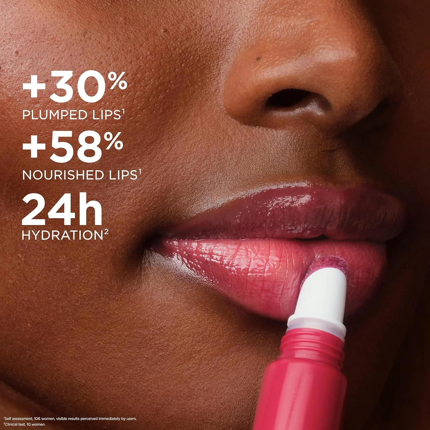 Блеск для губ Clarins Lip Perfector | Увлажняющий и придающий объем губам пептидный блеск | Мгновенный блеск с полупрозрачным мерцающим финишем | Нелипкая текстура с ароматом ванили | 0,35 унции, 18 Intense Garnet - Wine Red — фото 3