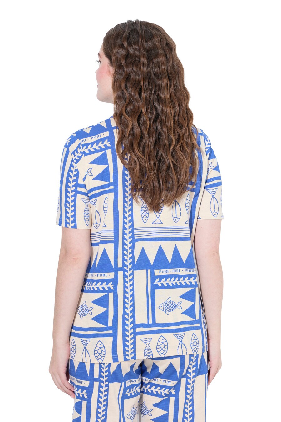 

Блуза Ulla Popken, светло-голубой