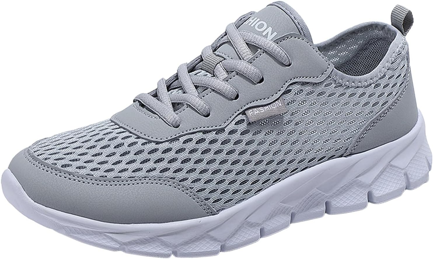 

Мужские теннисные кроссовки IWIHMIV, спортивная обувь для мужчин, беговые кроссовки, удобные, дышащие, противоскользящие прогулочные кроссовки для мужчин, серый