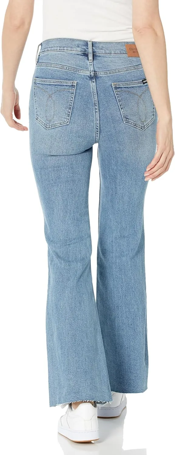 Calvin Klein Women's Calvin Klein Jeans Super Hi Rise Side Split Flare — фото 2