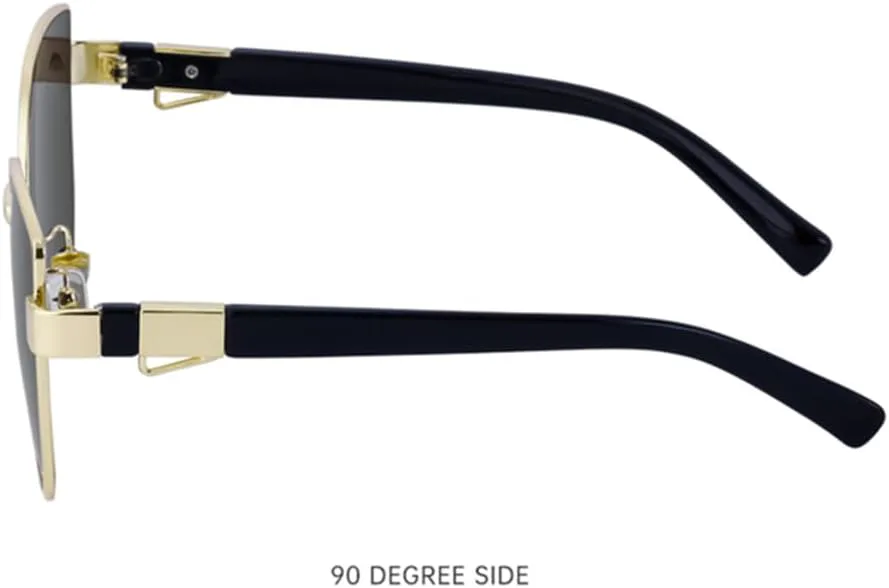 

Большие солнцезащитные очки «кошачий глаз» для женщин, крупная оправа, винтажные очки-«кошачий глаз», защита от ультрафиолета UV400 LANGSER, C7 Gray Pink