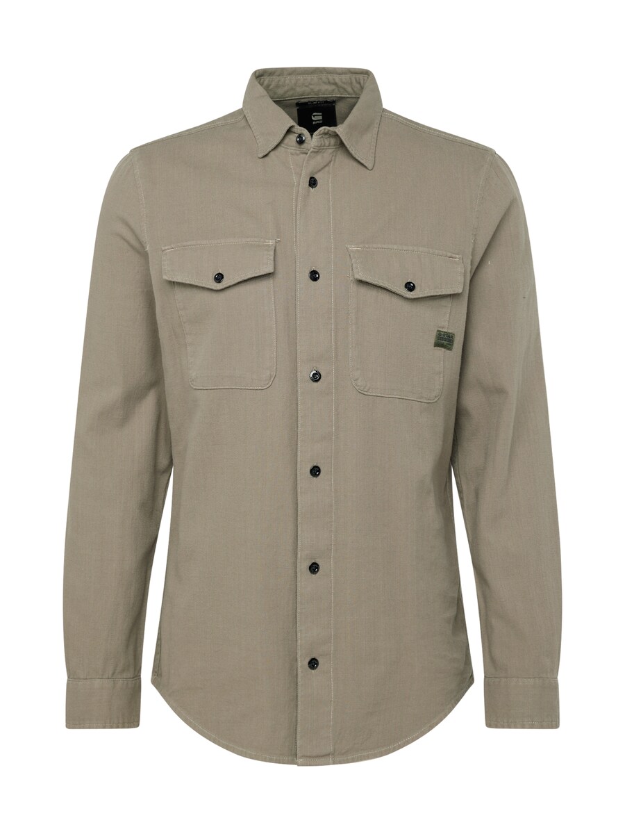 

Повседневная рубашка G-STAR Regular fit Button Up Shirt Marine, оливковый