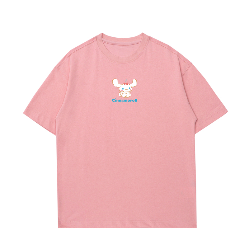 

Футболка Unisex CINNAMOROLL Yugui Dog Sanrio, розовый