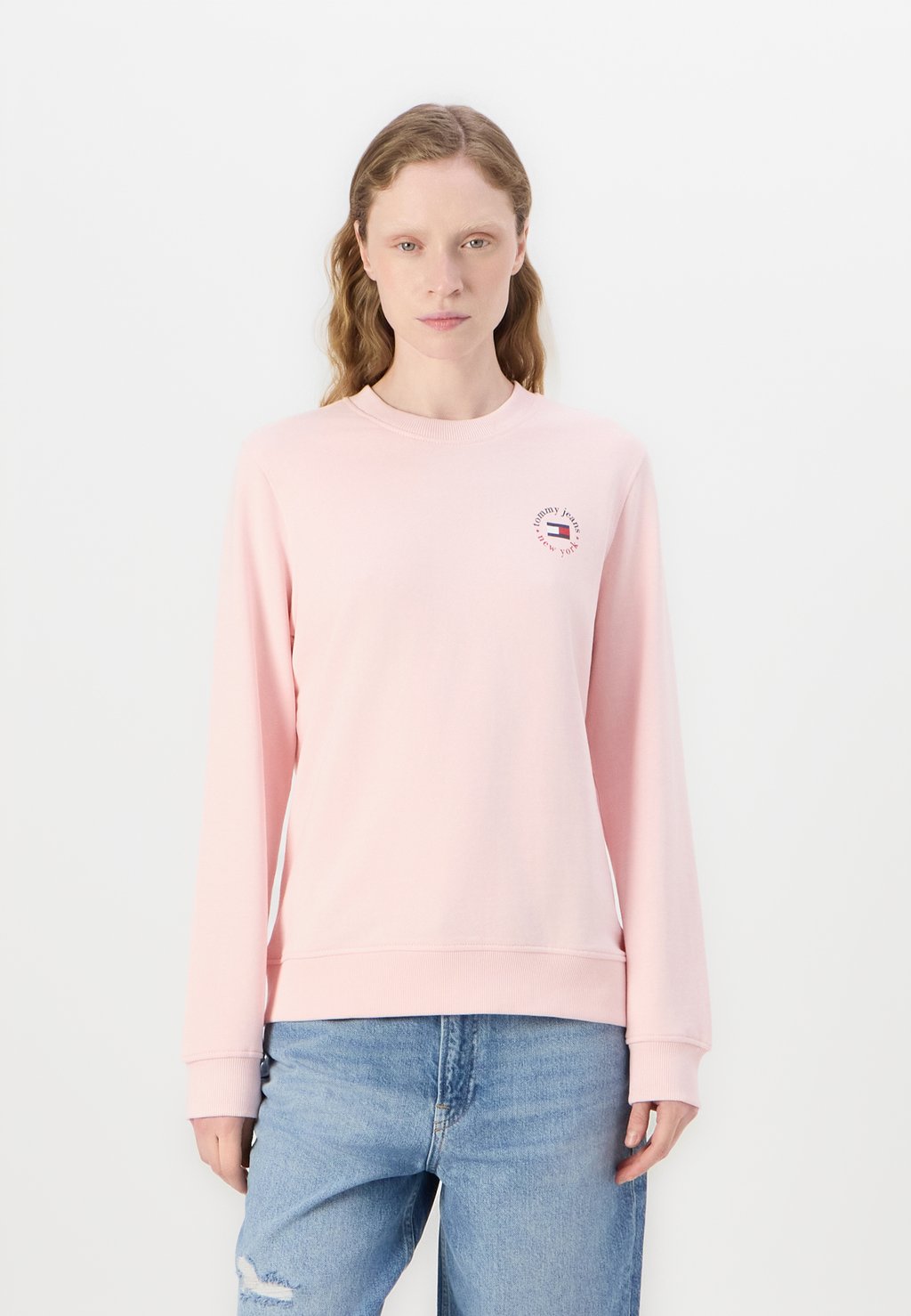 

Толстовка TJW ESSENTIAL LOGO CREW Tommy Jeans, фуксия