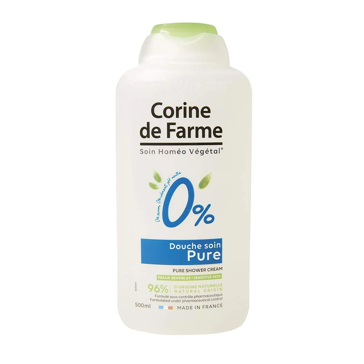 Гель для душа «Pure Care 0%» для чувствительной кожи от Corine de Farme Corine De Farme, White