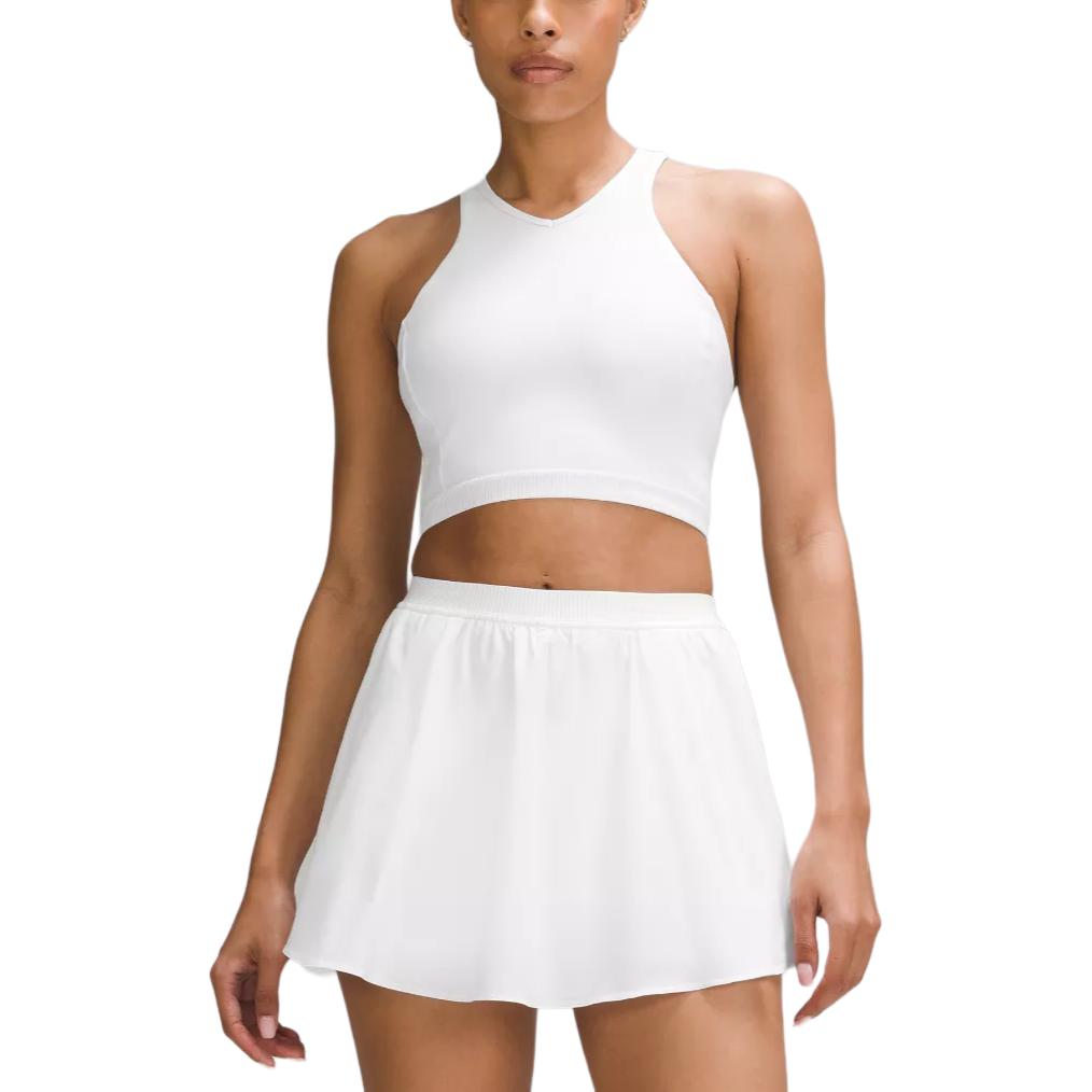 

Женские безрукавные спортивные футболки Others Lululemon, белый/белый