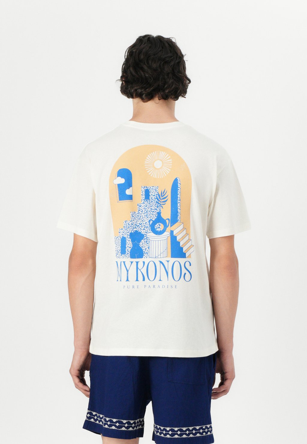 

Футболка с принтом JORMYK TEE Jack & Jones, кремовый