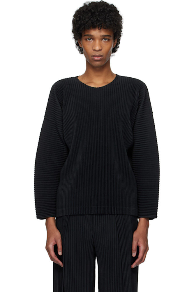 

Черная футболка Monthly Color за январь HOMME PLISSÉ ISSEY MIYAKE