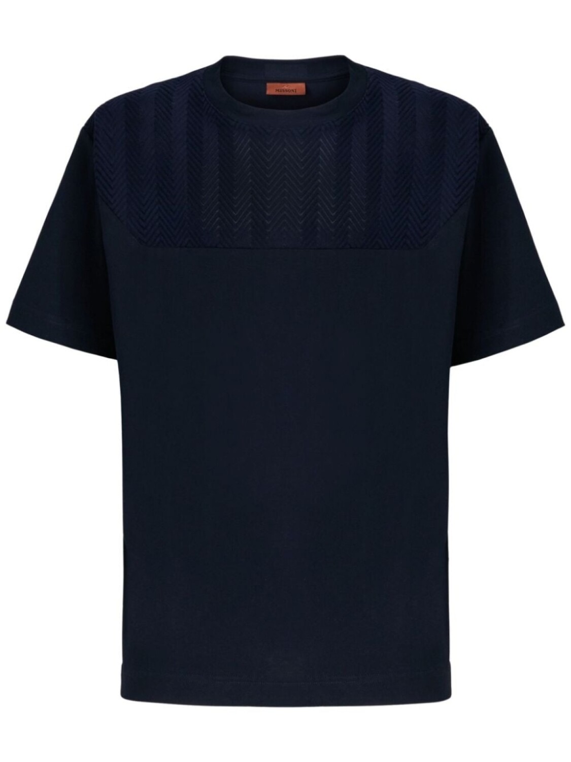 

Missoni футболка из хлопка с узором «зигзаг», черный