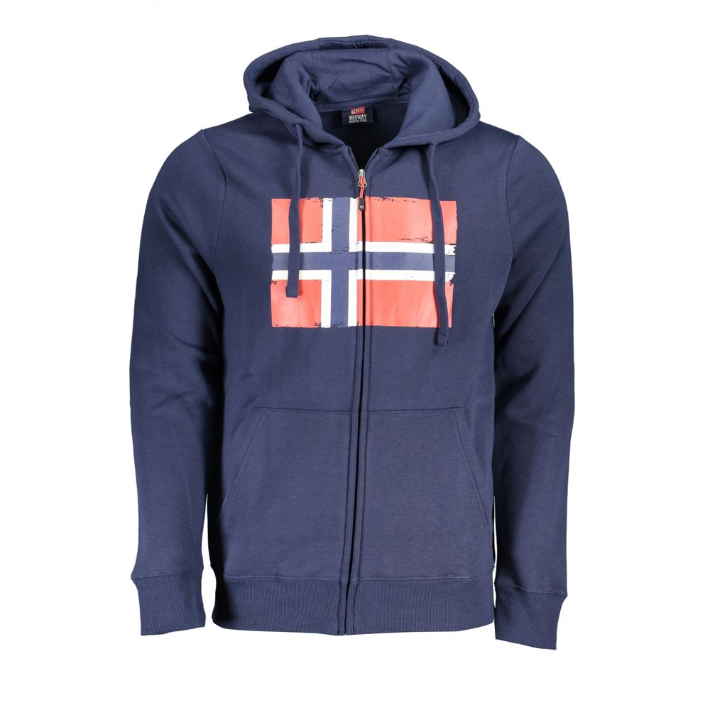 

Повседневная толстовка с капюшоном Elevated синего цвета Geographical Norway