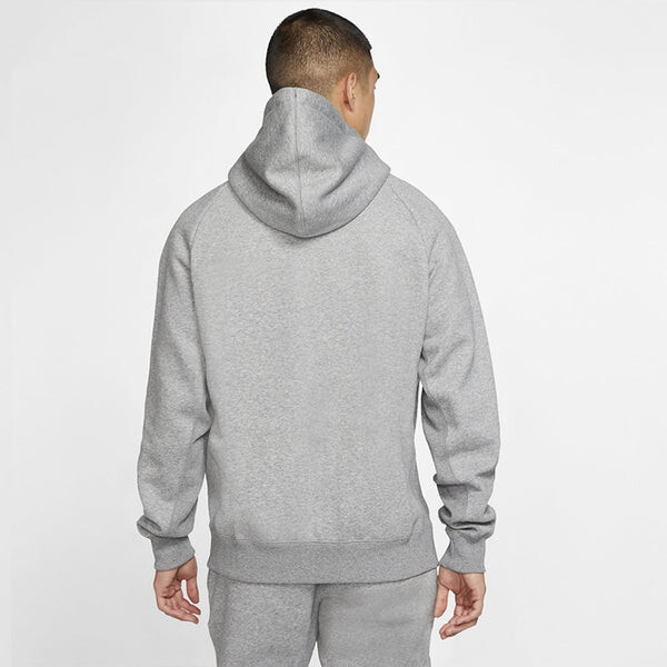 Куртка Men's Air Jordan Hooded Fleece Lined Gray Jacket, серый — фото 3