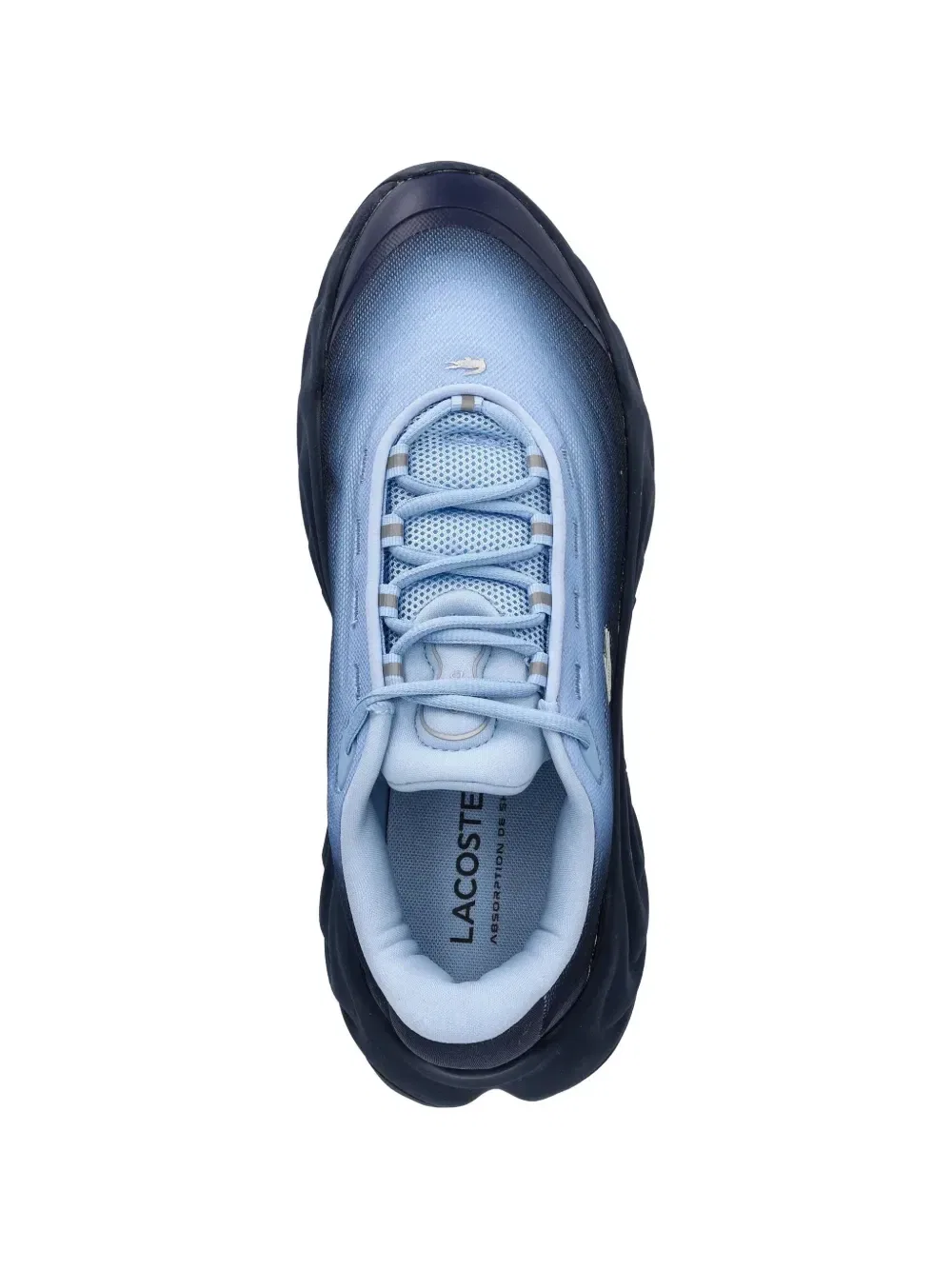 Кроссовки Spinor с градиентным эффектом и нашивкой-логотипом Lacoste, синий — фото 4