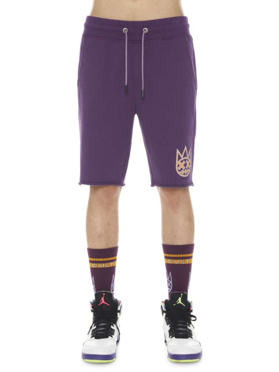 

Шорты из французского трикотажа на завязках Cult Of Individuality, цвет Acai Purple