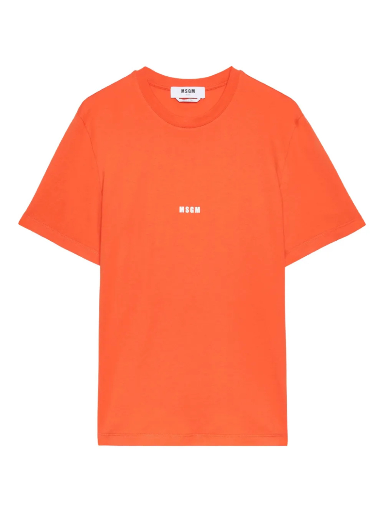 

Футболка из хлопка MSGM, оранжевый