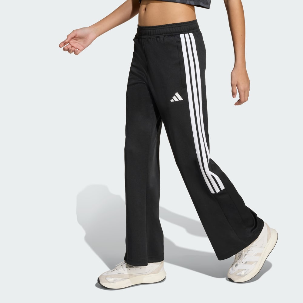 

Спортивные брюки Adidas House of Tiro Colors of Football High-Waisted Wide-Leg Pants Kids, черный/белый