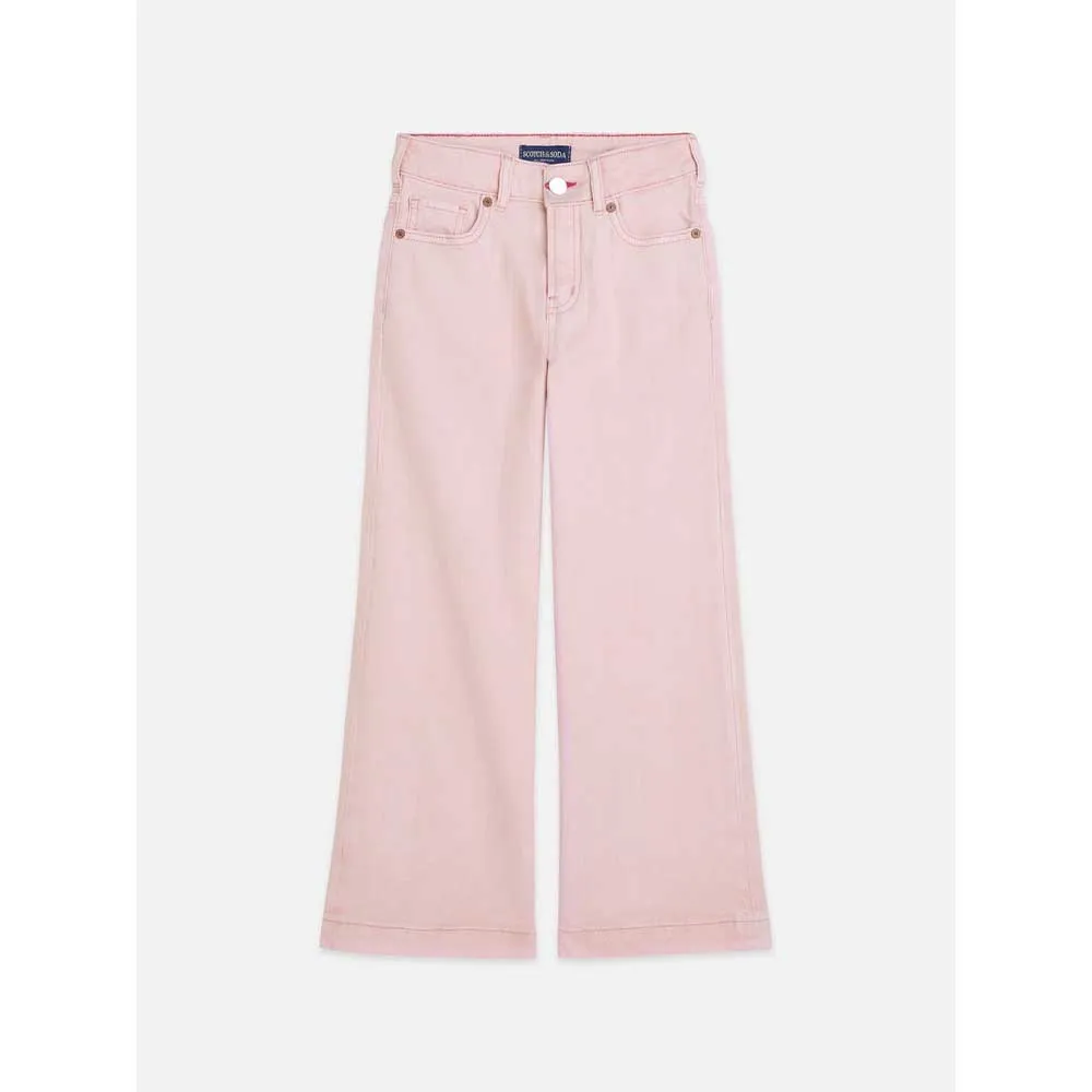 Джинсы Scotch & Soda The Wave Wide Leg, розовый — фото 3