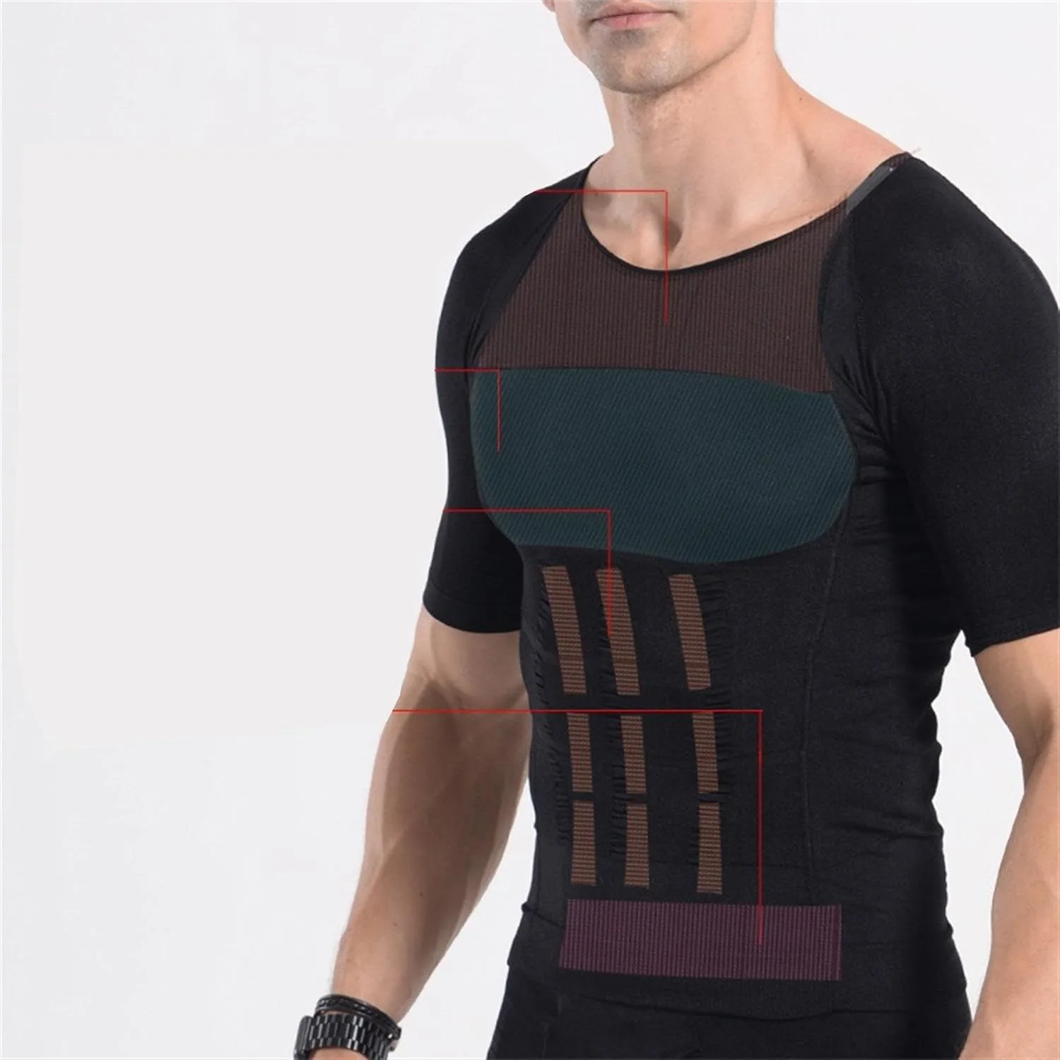 Мужская спортивная футболка Compression Shirts — фото 2