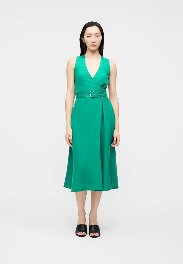 Дневное платье миди с поясом Tommy Hilfiger, Courtside Green