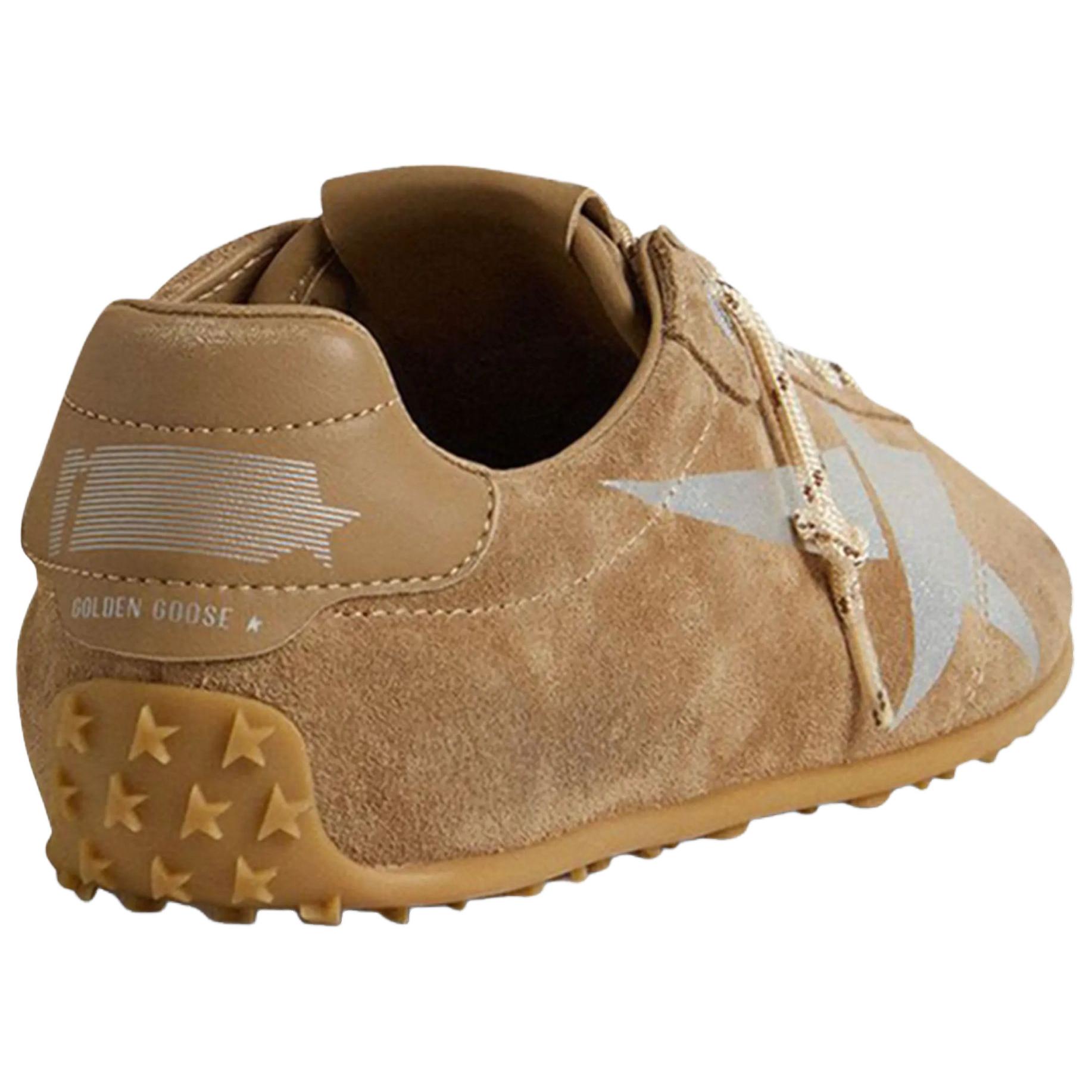 Golden Goose Мужские повседневные кроссовки Marathon Speed Low top коричневые — фото 4