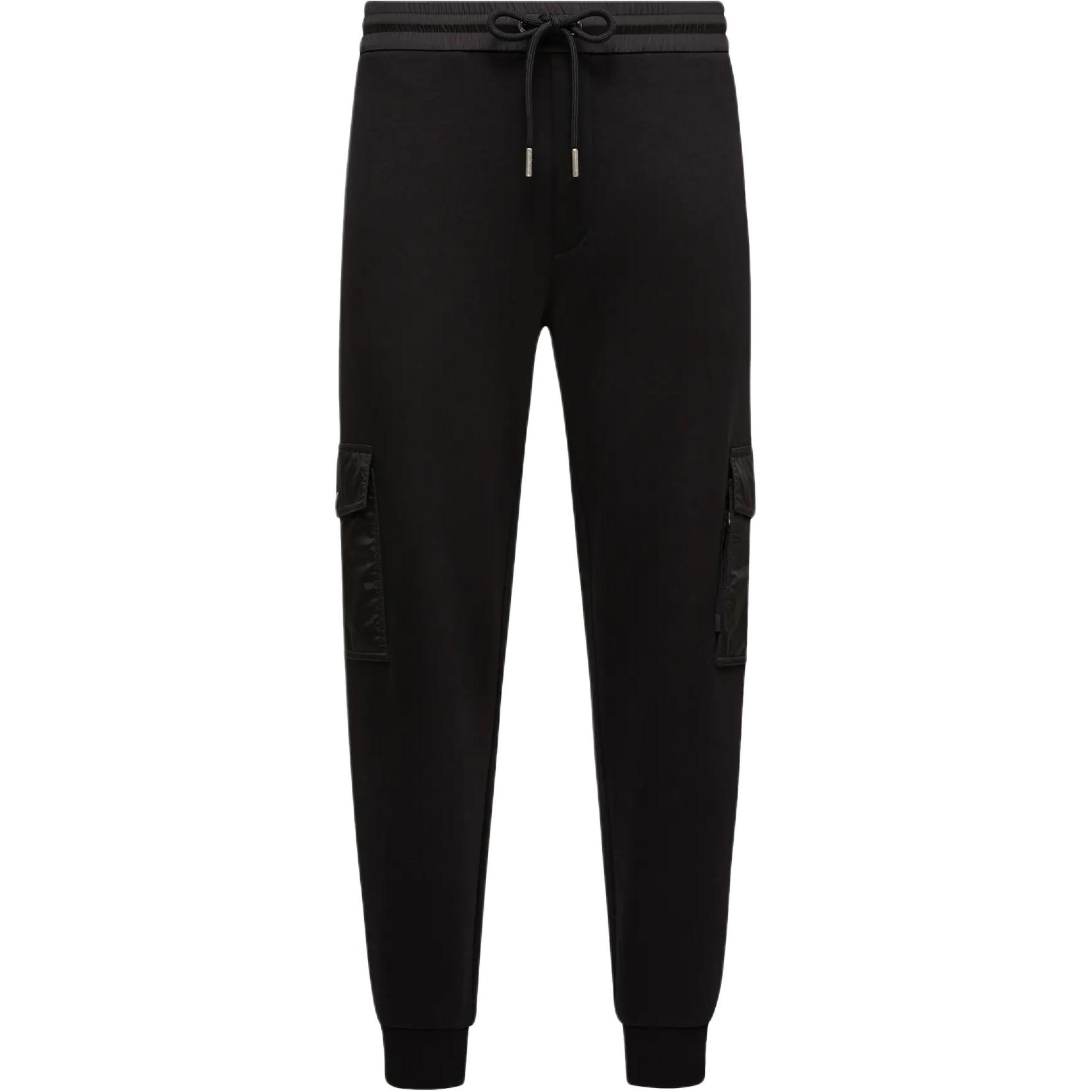 

Тренировочные брюки с нашивкой-логотипом Moncler, черный