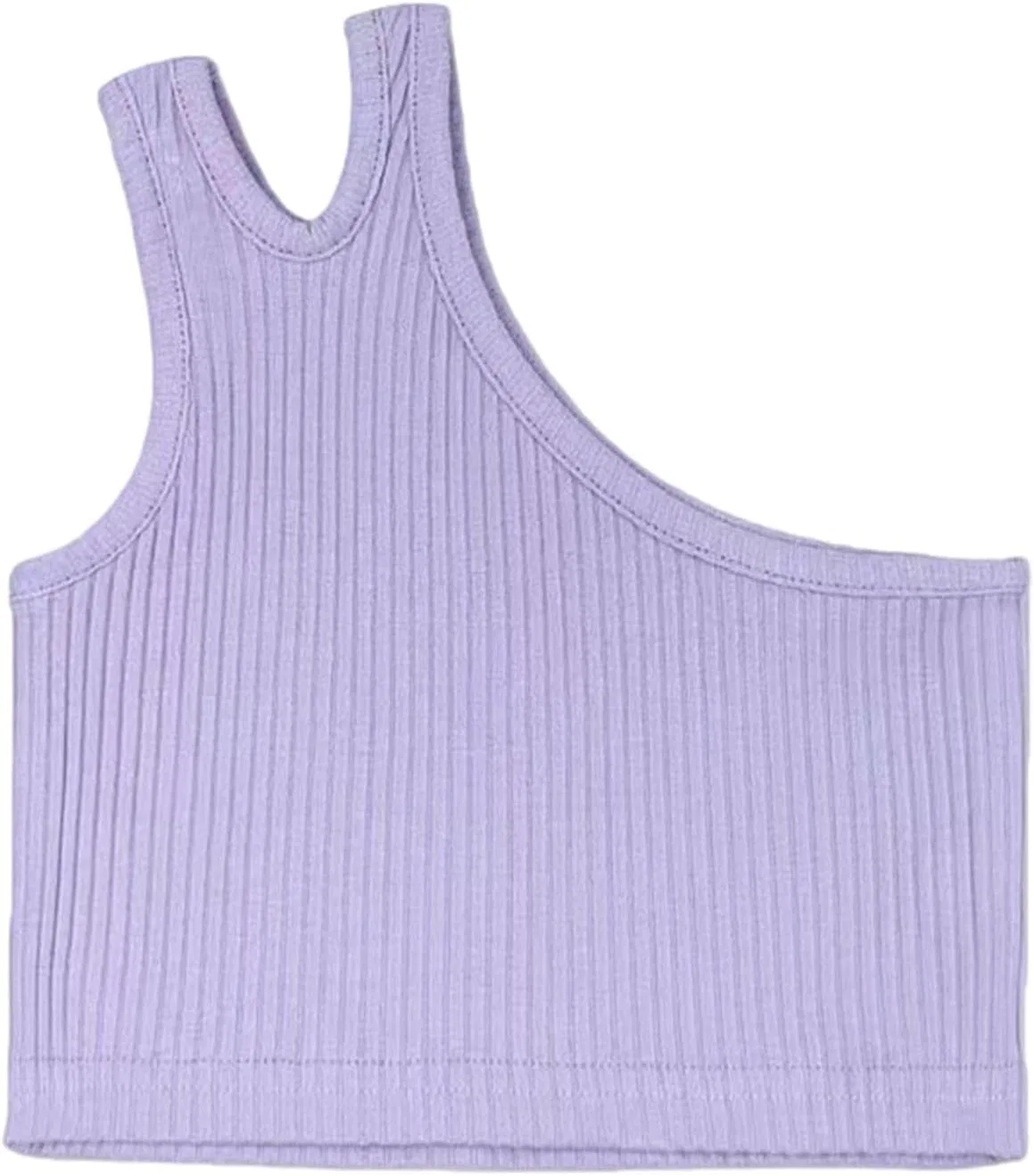 Детский топ на одно плечо из хлопка Light Violet